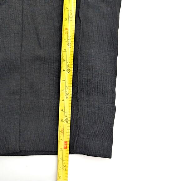 Everlane Women's Mid Rise Pull-On Trouser Pants Side Zipp Pockets Black Size 00 - Picture 8 of 11